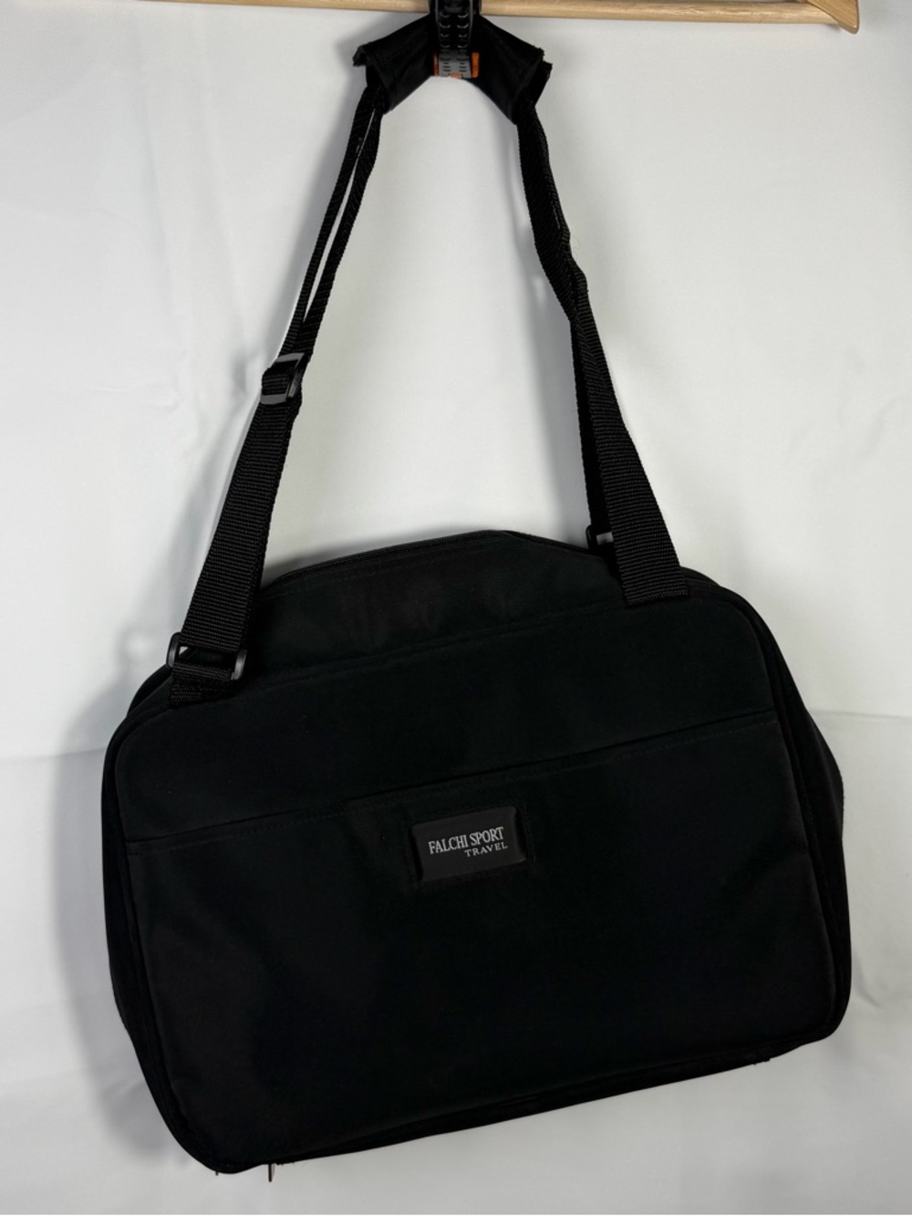 Falchi Sport Travel Shoulder Bag in Black